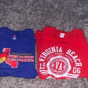 Bundle of T-shirts $5 each 2 for $8